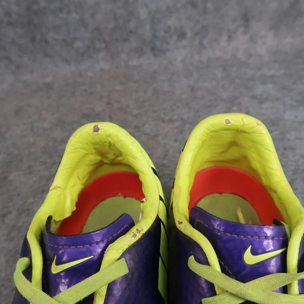 Nike Shoes Kids 5 Cleats Soccer Mercurial FG Sports Athletic Purple Volt Youth